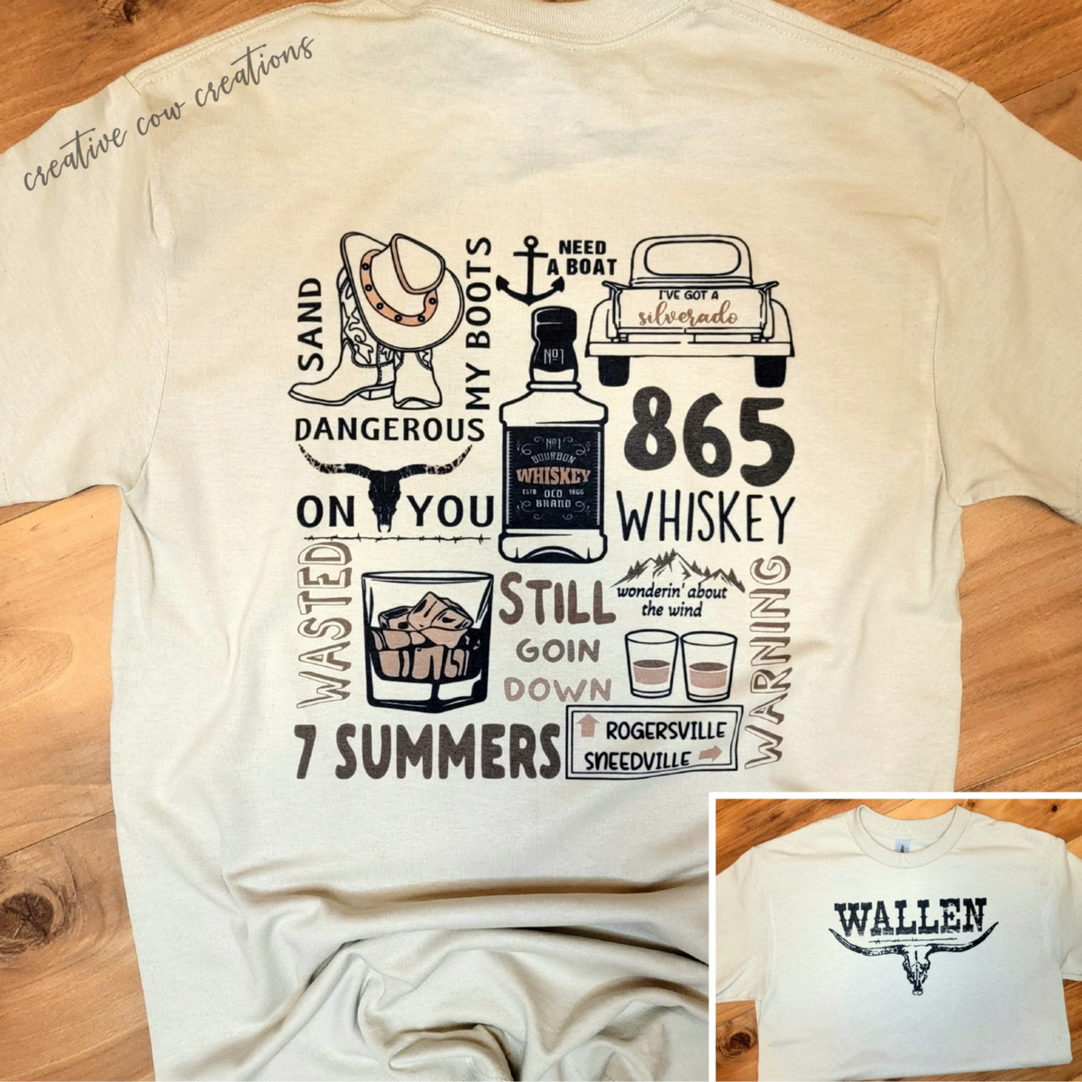 Morgan Wallen T-Shirt Sand In My Boots - Morgan Wallen