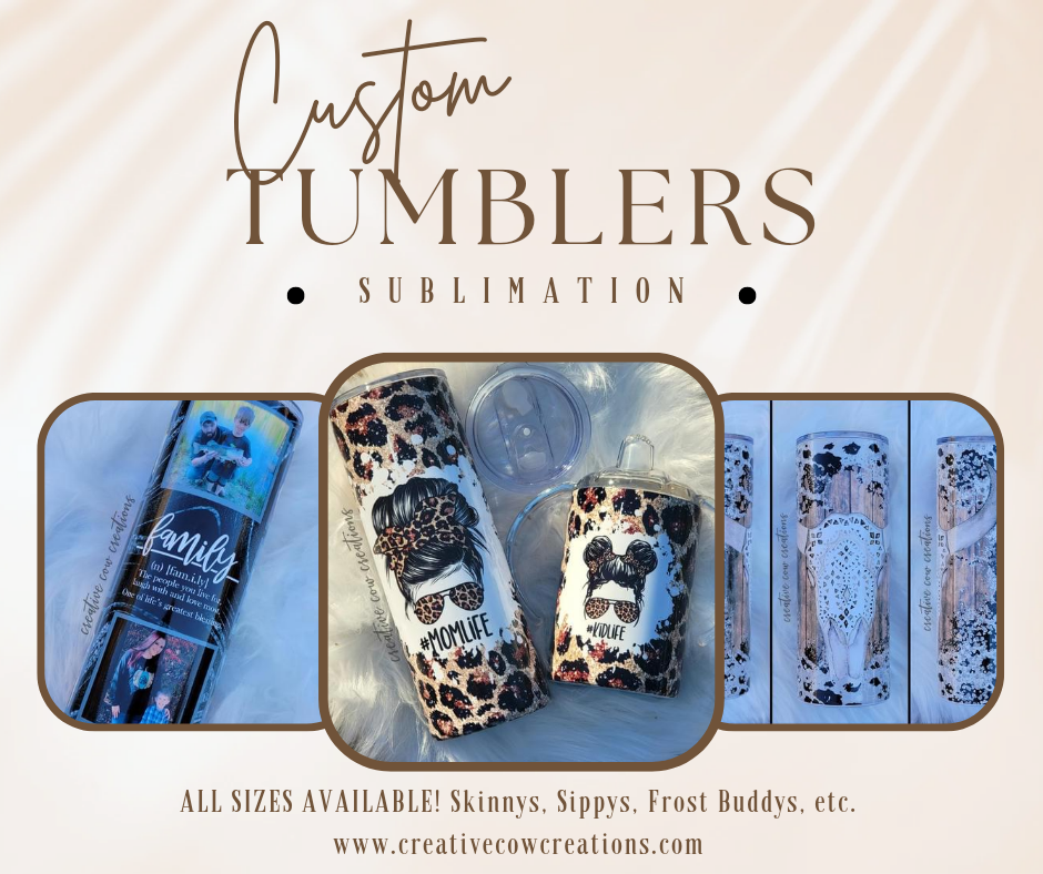 40oz sublimation Plain white tumbler – Creative Touch Gifts Inc.