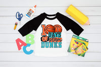 Basketball 100 Days Of School shirt / sweatshirt