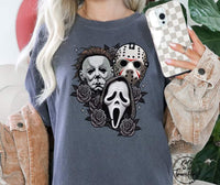 Horror Floral Black Grey Shirt / Sweatshirt