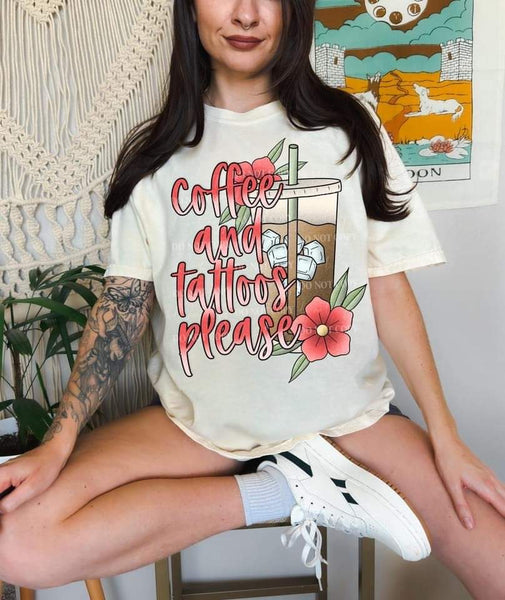 Coffee & Tattoos Please shirt / sweatshirt