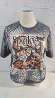 Spooky Bleached Webs shirt / sweatshirt