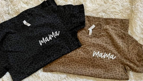 Leopard Mama Pocket Puff shirt