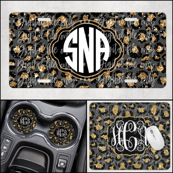 Personalized License Plates & Car Coasters & Mousepads