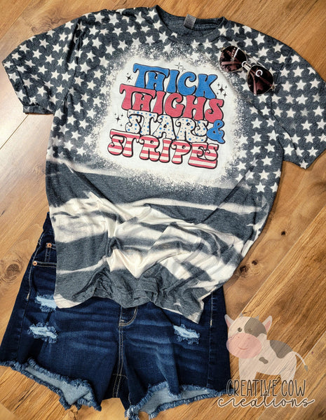 Thick Thighs Stars & Stripes Shirt