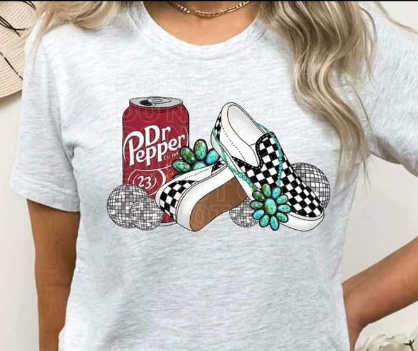 Dr. Pepper & Vans shirt / sweatshirt