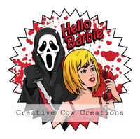 Hello Barbie Ghostface shirt / sweatshirt