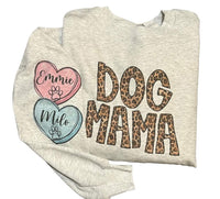 Leopard Dog Mama & Names shirt / sweatshirt