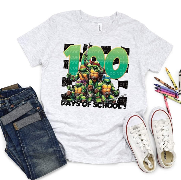 Turtles 100 Days of School shirt / sweatshirt