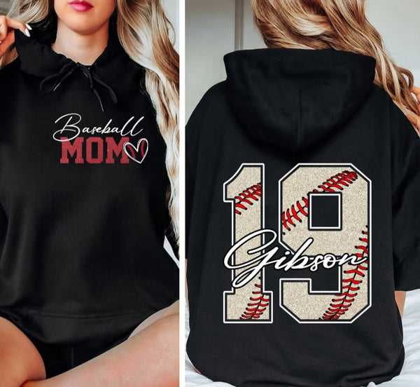 Baseball Mama Personalized shirt / sweatshirt