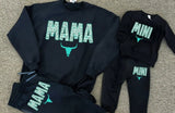 Mama, Aunt, etc Matching Sweatshirt & Sweatpants SET