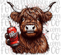 Highland Cow Drink shirt / sweatshirt