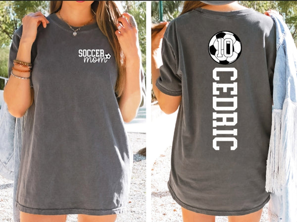 Personalized Soccer Mom shirt / sweatshirt