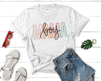 Colorful Boy / Girl Mama Shirt