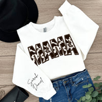 Cow Print Mama Names shirt / sweatshirt