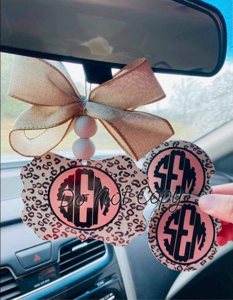 Car Charm + Car Coasters (2) Set