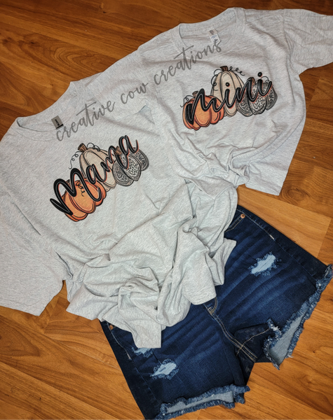 Mama & Mini Pumpkin Shirts & Sweatshirts