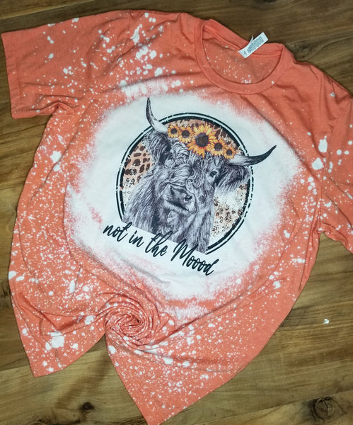 "Not in the Moood" Cow Shirt